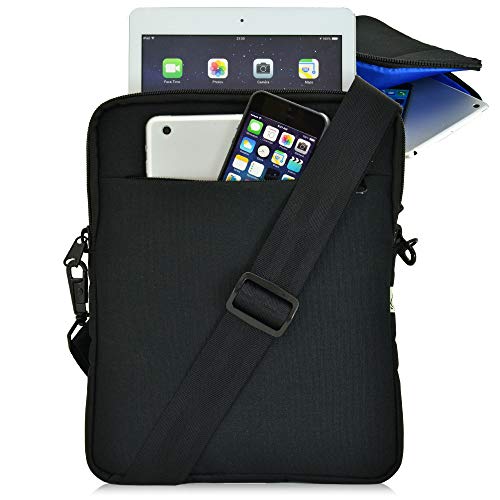 Turtleback Tablet Bag for iPad Pro and Other Tablets with Shoulder Strap Pouch Bag for Universal Tablets - Fits Devices up to 10.5