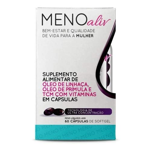 KIT C/ 05 - Meno Aliv 30 Dias - Contra Menopausa e TPM