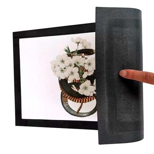 Paillasson Blanc 60x40cm Jasmin Serpent Botanique Illustration Vintage