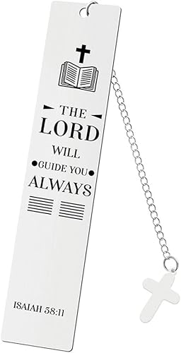 Marcapáginas inspiradoras para mujeres y hombres versículo de la Biblia marcador de libro religiosa cristiana cumpleaños jubilación para ella él