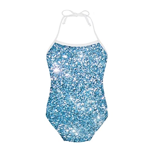 Image of Pinupub Girls One Piece Swimsuit Off Shoulder Halter Neck Cute Fashion Hawaiian Tropical Bathing Suit