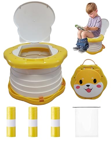 Sunnysmile A-001 Tortable Toddler Potty，Travel Potty，Potty Training Toilet Seat cover