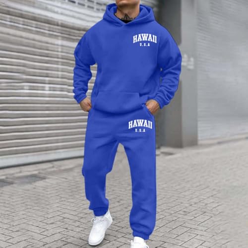 Survêtement homme 2 pièces décontracté et ample pour l'automne