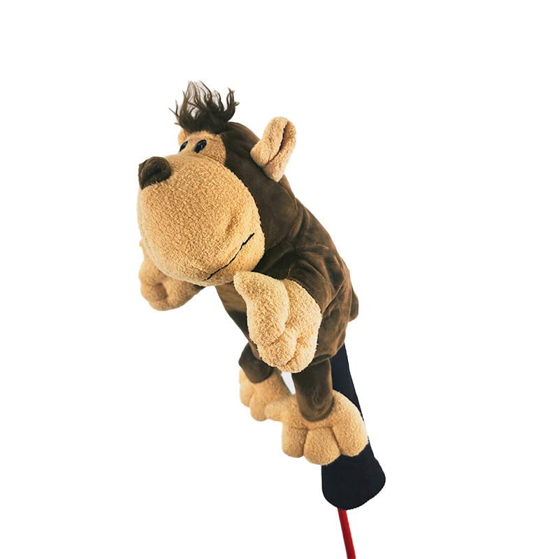 pistro Couvre-club de golf en forme d'animal amusant pour homme et femme, housse élégante pour conducteurs de 460 cc, accessoires de golf uniques pour homme