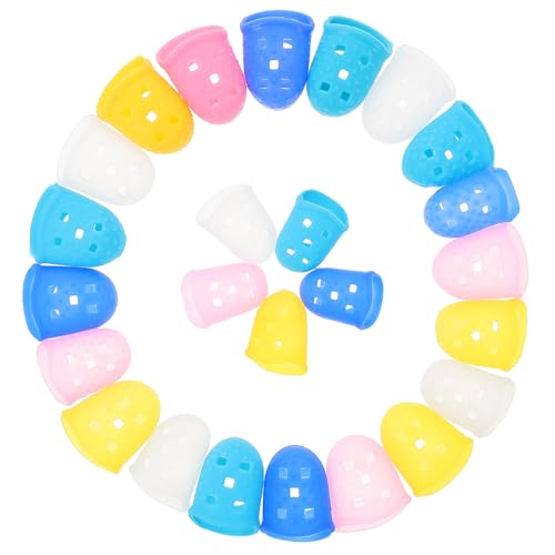 Protège-doigts en silicone flexibles SECFOU guitare mandoline protection douleur