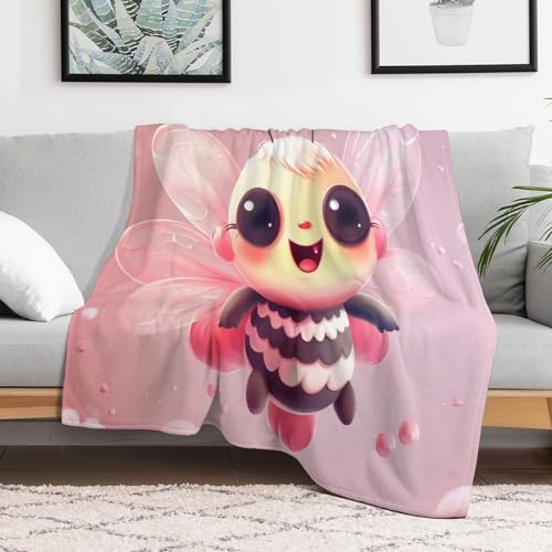 Couverture de canapé salon abeille et couvre-lit flannel doux 150x200cm - 3