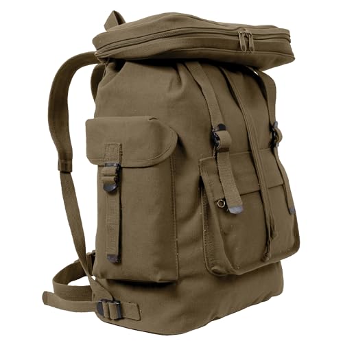 Mochila Rothco estilo europeo en lienzo táctico miniatura 3