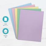 Printworks Pastel Paper, 20 lb, 4 Assorted Pastel Colors, 30% Recycled Color Printer Paper, SFI Certified, Perfect for School and Craft Projects, 100 Sheets, 8.5 x 11 Inch (00577)