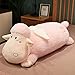ZLF Symulacja owiec stylizacji pluszowe zabawki, bawełna wypełniona długimi poduszkami, poduszki do łóżka, prezenty świąteczne ( Color : Pink , Size : 100 cm )