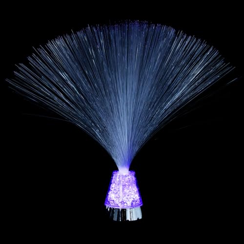 TOBBOMEY 1Set Remote Control Optical Fiber Decorative Lamp LED Night Light for Bedroom and Room Durable Material Creates Romantic Atmosphere Desktop Light Decor