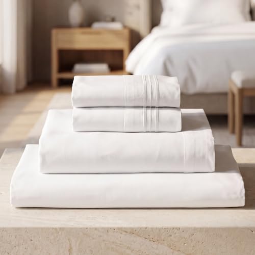 Mellanni Extra Deep Queen Sheets - 4 PC Iconic Collection Bedding