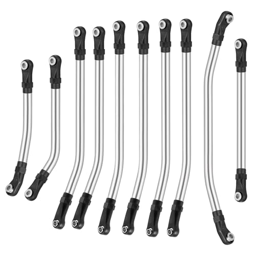 RCLIONS Stainless Steel High Clearance Suspension Links Linkage Set for