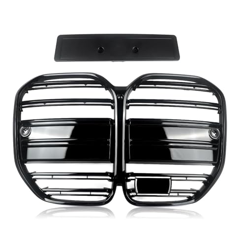 Grille de radiateur sport noir laqué style M4 pour calandre avant BMW Série 4 G22 G23 2021-2024