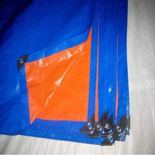Image of PlantaZee Pure Virgin HDPE 180GSM (10ft x 8ft, White) UV Treated Heavy Duty Waterproof Tarpaulin