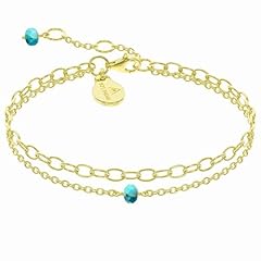 Dainty Turquoise Layered Bracelet