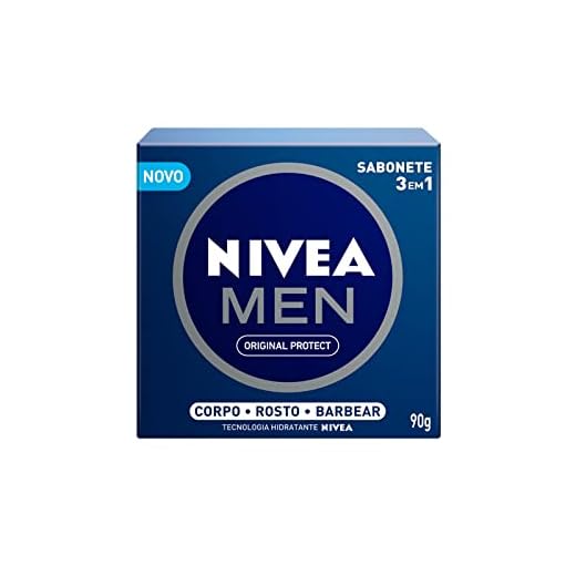 NIVEA Men Sabonete em Barra 3 em 1 Original Protect 90g