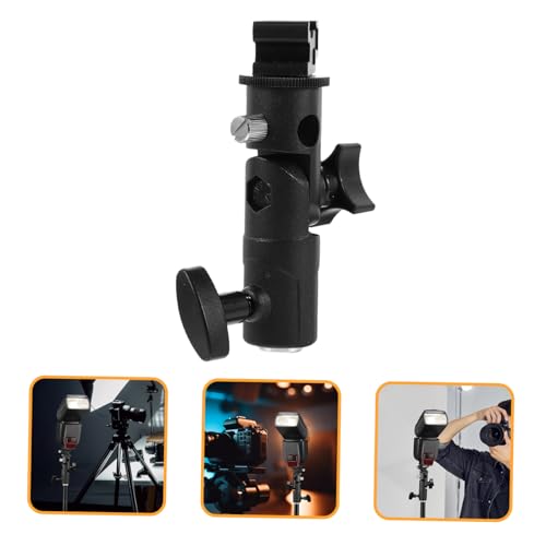 Soporte de flash para estudio fotográfico y conector de luz DSLR 7