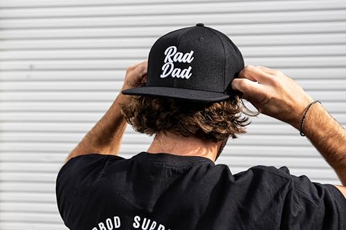 Image of DadBod Apparel DB - Rad Dad Snapback Hat - Baseball Cap for Fathers - Trucker Hat