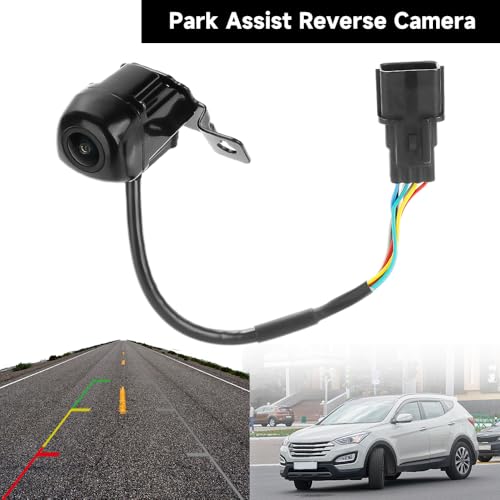 Image of Rear View Back Up Wide Angle Camera Park Assist Reverse Camera for Hyundai Santa Fe Sport 2.0L L4 - Gas, 2.4L L4 - Gas 2018 (2.0T, 2.0T Ultimate, Base) - Replace Part 957602W650 95760-2W650