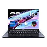 ASUS ノートパソコン Zenbook Pro 16X OLED UX7602ZM (Core i7-12700H 32GB 1TB RTX 3060 16型 有機EL 3,840×2,400ドット タッチパネル搭載 指紋認証) UX7602ZM-ME137X/A 【日本正規代理店品】 テックブラック