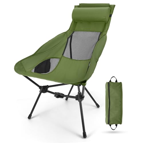 Diealles Shine Sedia Campeggio Pieghevole, Portatile Sedia Pieghevole Ultraleggera con Borsa da...