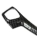 ruihe Carbon Fiber Color Steering Wheel Cover Trim Fit for Ford Fiesta 2012 2013 2014 2015 2016 2017 2018