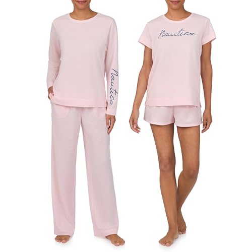 Image of Nautica Matching 2 & 4 Piece Pajamas for Women Set - Mix & Match Options