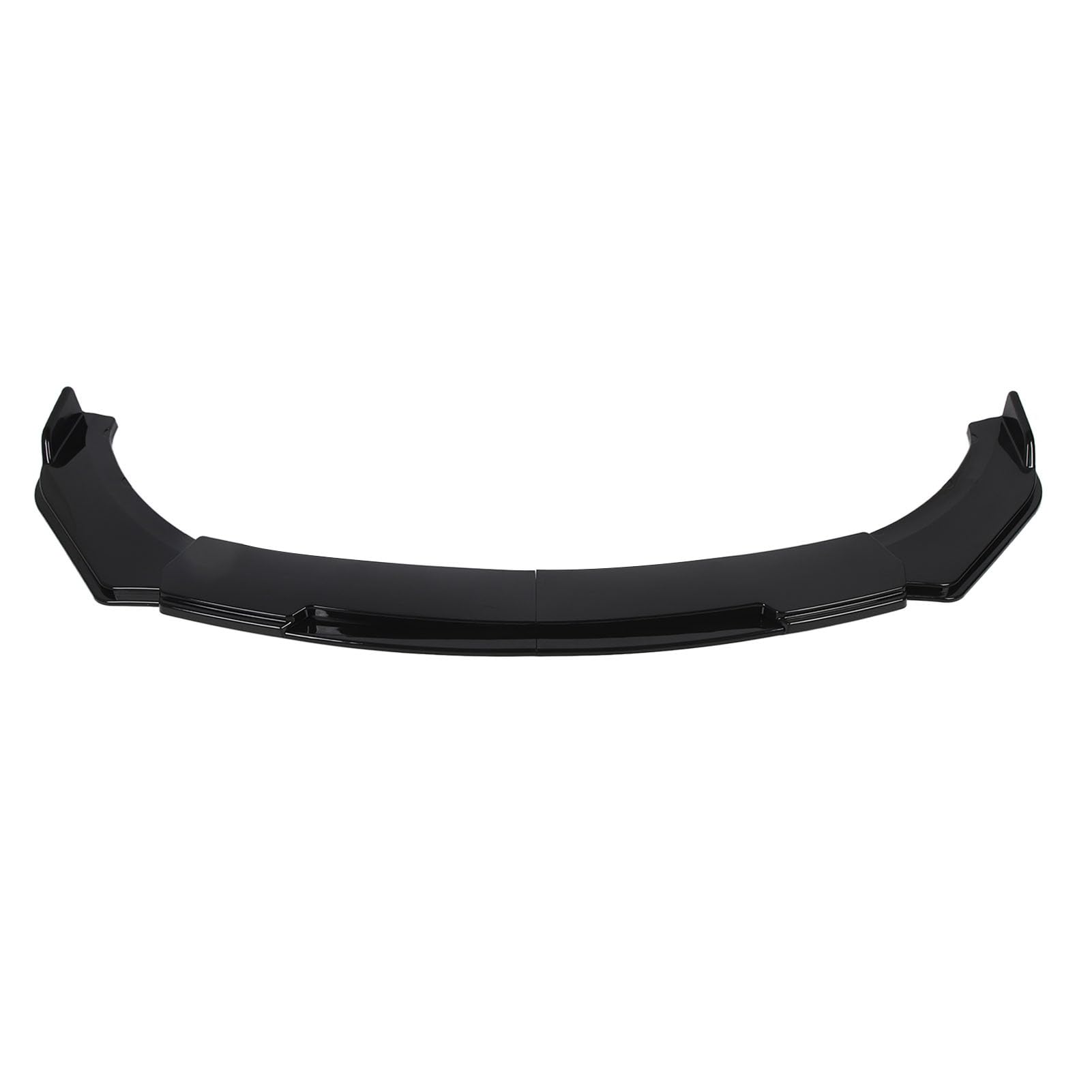 Splitter per Labbra Paraurti Anteriore, Nera Lucido 150 Cm, Aspetto Arricchito per il Paraurti Anteriore, Universale per Accordo, Civico, ABS (Labbro nero)