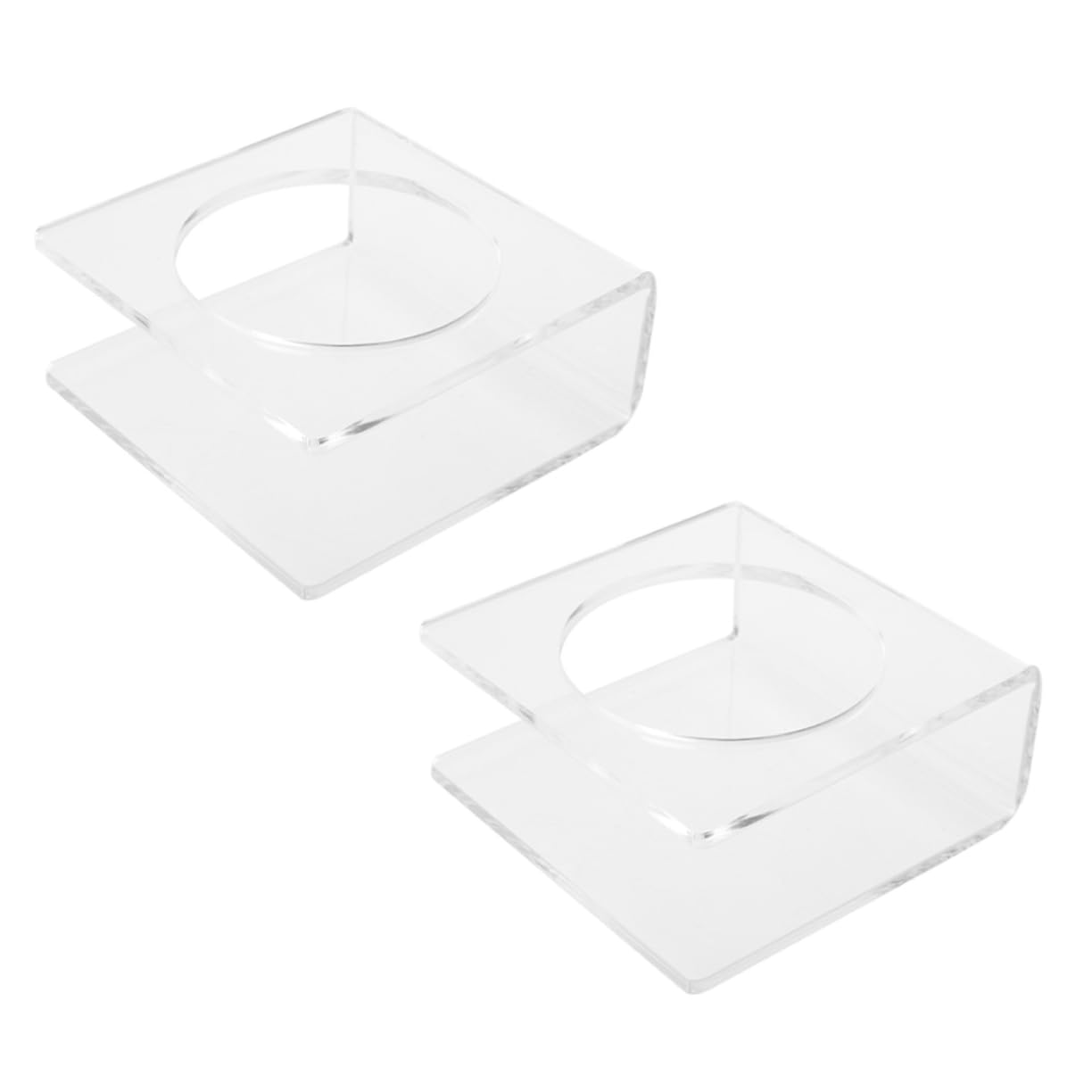 Cabilock Exercise Ball Rack Acrylic Sports Display Stand No Burrs No Harm for Basketball Football Volleyball Size