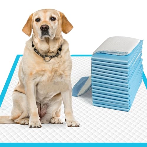 E-SHOP Puppy Pads Large Size (60cm x 60cm) Pack of 30 Anti Slip Dog training pads Super Absorbent Puppy Training Pads - No Leaking Quick Dry Dog Pads - puppy pads large