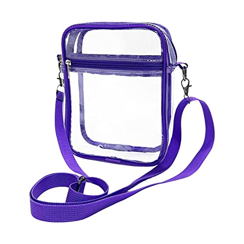 Sac bandoulière transparent homologué pour les festivals et grands stades