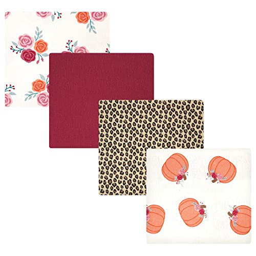 Image of Hudson Baby Unisex Baby Cotton Flannel Receiving Blankets, Cutest Pumpkin, One Size