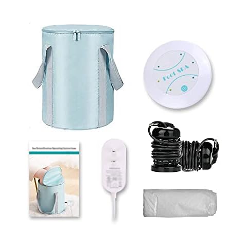 Healcity Professional Foot Detox Machine Christmas Gift Birthday Gift Ionic Foot Bath Detox Spa System Ion Cleanse for Home Use Salon Bundle with Foldable Tub (All Original Accessories Included) Cover