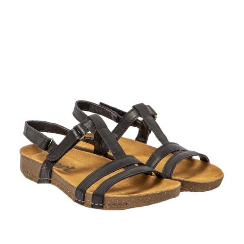 Art 0946 I Breathe, Sandalias planas Mujer, Nappa Black, 41 EU