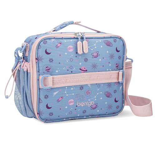 Bentgo Kids Lunch Bag - Durable, Double-Insulated Lunch Bag for Kids 3+; Holds Lunch Box, Water Bottle, & Snacks; Easy-Clean Water-Resistant Fabric &...