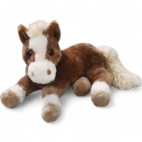 Carl Dick Pferd liegend braun, Plüschtier, Kuscheltier ca. 30cm 3303002