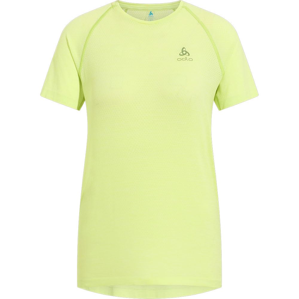 Odlo Odlo Laufshirt Damen Kurzarm Essential Seamless I Sport Shirt I Sport Oberteil I Fitness Shirt Maglietta Donna (Pacco da 1)