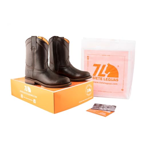 Men's Leather Roper Boot with Zipper and Oil Resistant Vibram Sole Style 16774