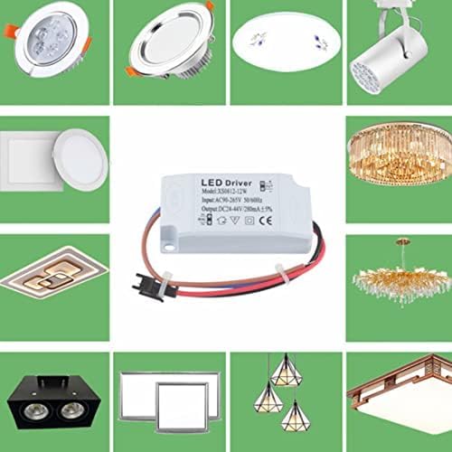 Image of 2 Pcs LED Driver Power Supply 8-12W AC 110V-220V， Lighting Low Voltage Transformers，Lighting Accessories（White）
