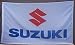 suzuki flag white suzuki car flag suzuki motorcycle flags Suzuki motor banner suzuki banner--polyster flags,Brass Grommets,Anti-UV,Digital Printing---car flags 3X5 ft