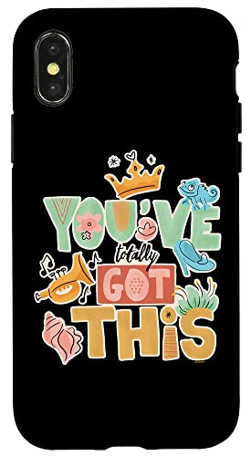 Coque iPhone X XS Disney Princesse protection antichoc transparente silicone