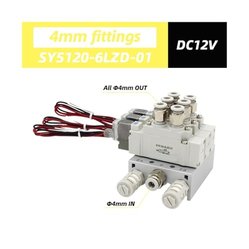 Combinaison de vanne électrovanne SY5120-5LZD-01 unique pour air comprimé