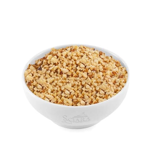 Granella di Nocciole Terravecchia 100g in vaschetta - Ricca di proteine vegetali - Fonte di fibre - Importante fonte di nutrienti - Vegan - Ingrediente della Tradizione Siciliana