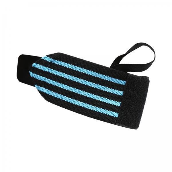 SAZ DEKOR 3xWeightlifting Wrist Wraps for Bodybuilding Weight Bearing Strain Working Out Blue-image-4