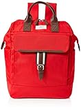 Reißverschluss oben Joules Damen Wells Rucksack, rot, ONE
