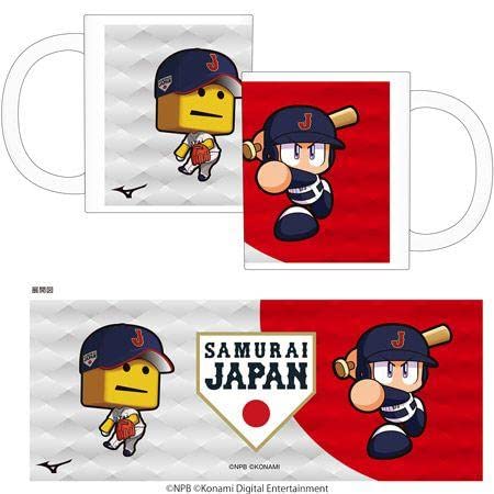 Amazon.co.jp: WBCコラボ パワプロくん調子くん 侍ジャパン マグカップ 