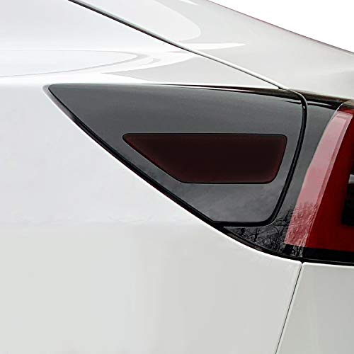 BOGAR TECH DESIGNS Side Markers Tint Kit Compatible with and Fits Tesla Model 3 2017-2023, Dark Smoke