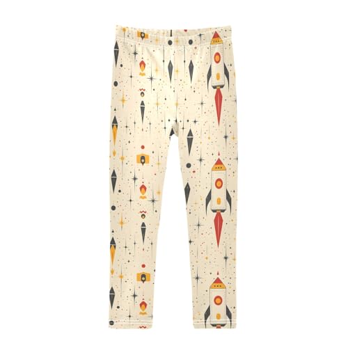 Cartoon Rocket Z Girls Leggings Athletic Pants Tights Stretch Bottom