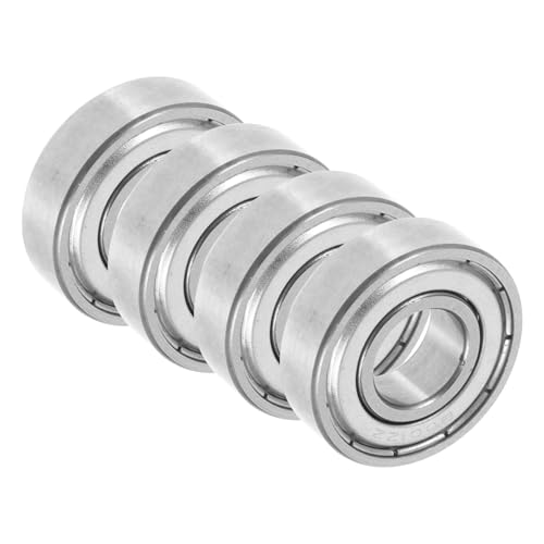 FRCOLOR 4pcs Wheelchair Wheel Bearings Round Bearings Wheelchair Front Wheel Bearing Internal Parts Fork Stem Bearing Wheelchair Accessories Steering Wheel Steel Small Wheel