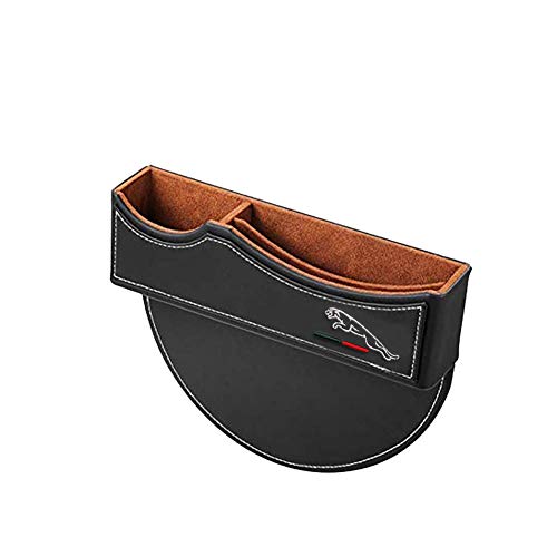image for DEFTEN Car Seat Gap Filler Premium PU Full Leather Seat Console Organi